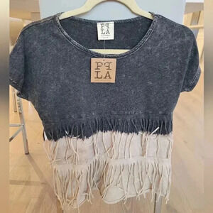 Fringe cotton top 